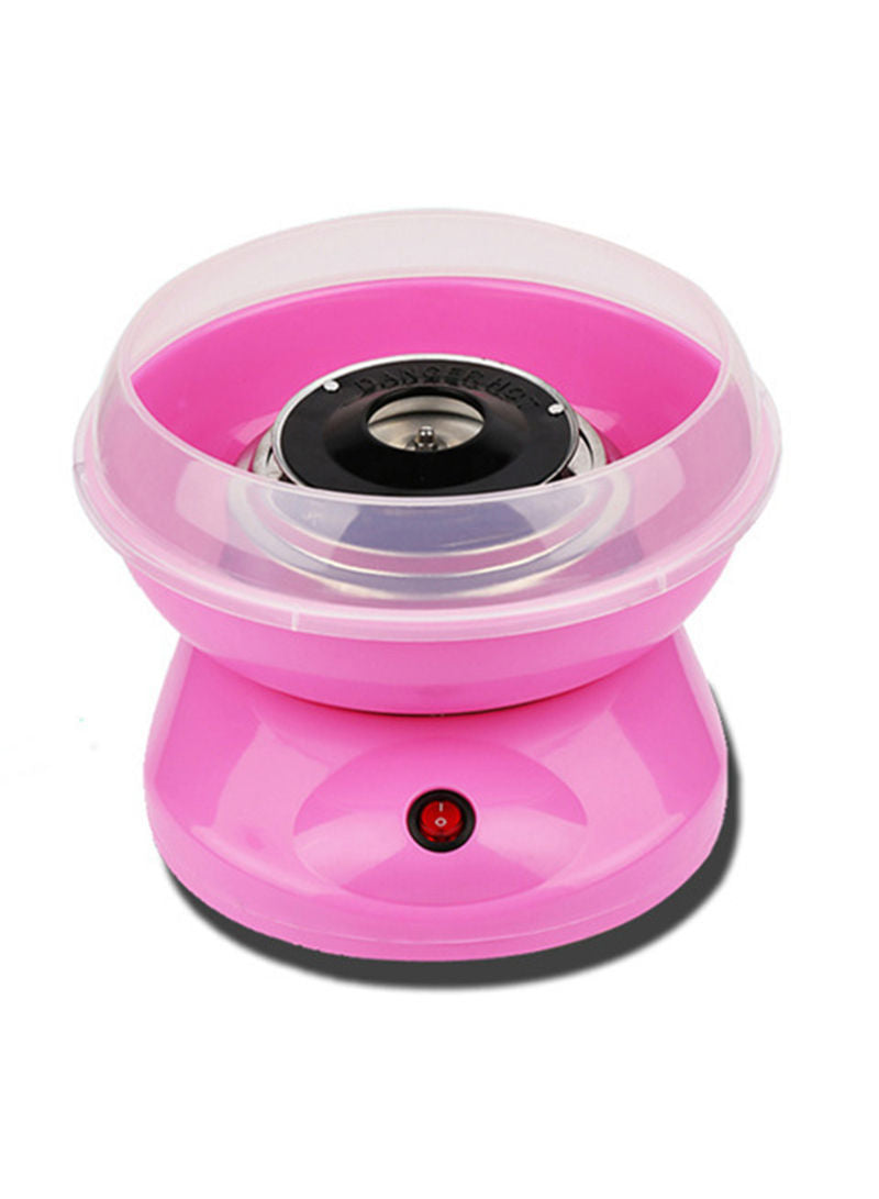 Automatic Mini Diy Cotton Candy Maker Pink 26x13x26cm